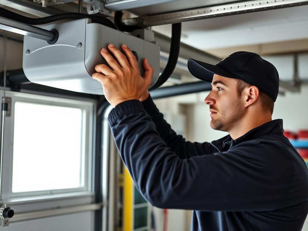 Garage Door Trumbull technician performing professional garage door service in Trumbull, CT